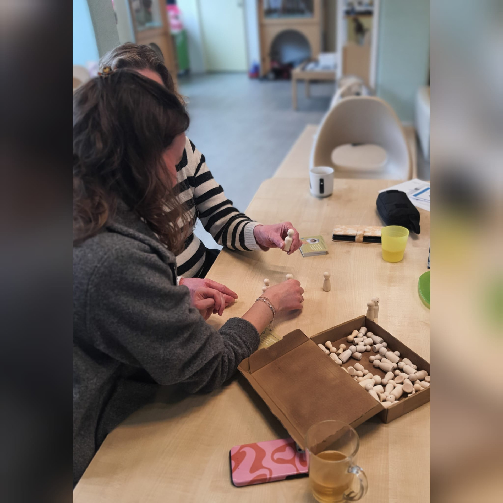 Pedagogisch professionals aan de slag om het onzichtbare, zichtbaar te maken.